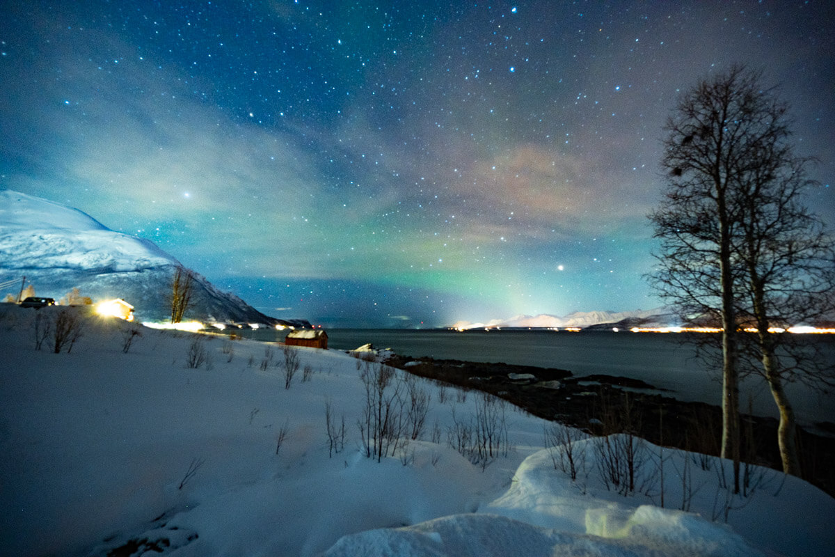 the northern lights, shot in Norway, close to Tromso, Aurora Borealis