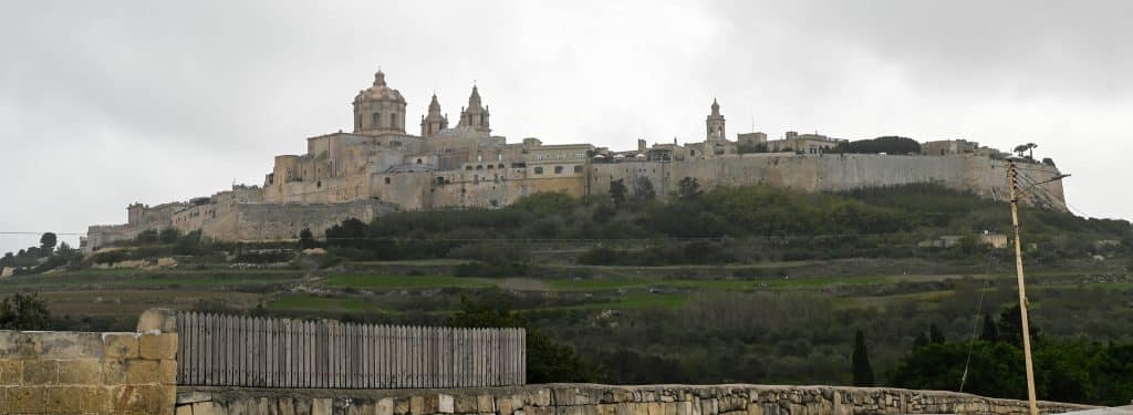 Mdina view from below